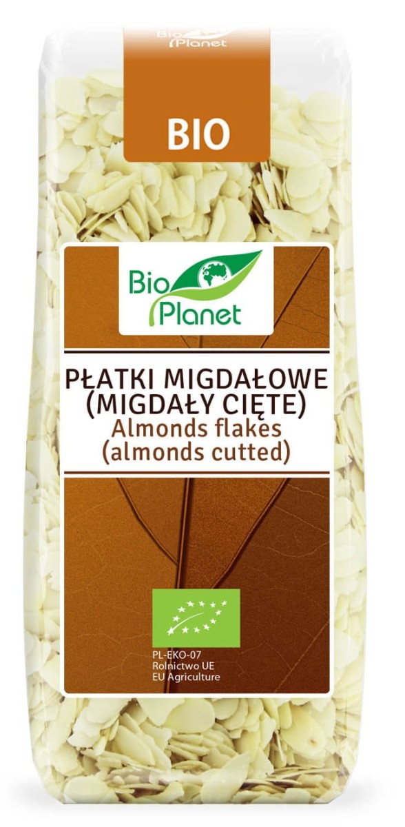 Płatki Migdałowe Migdały Cięte BIO 300g - Bio Planet