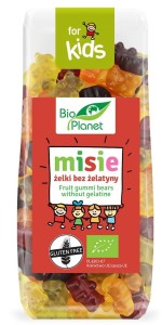 Żelki Misie bez Żelatyny BIO 100g - Bio Planet