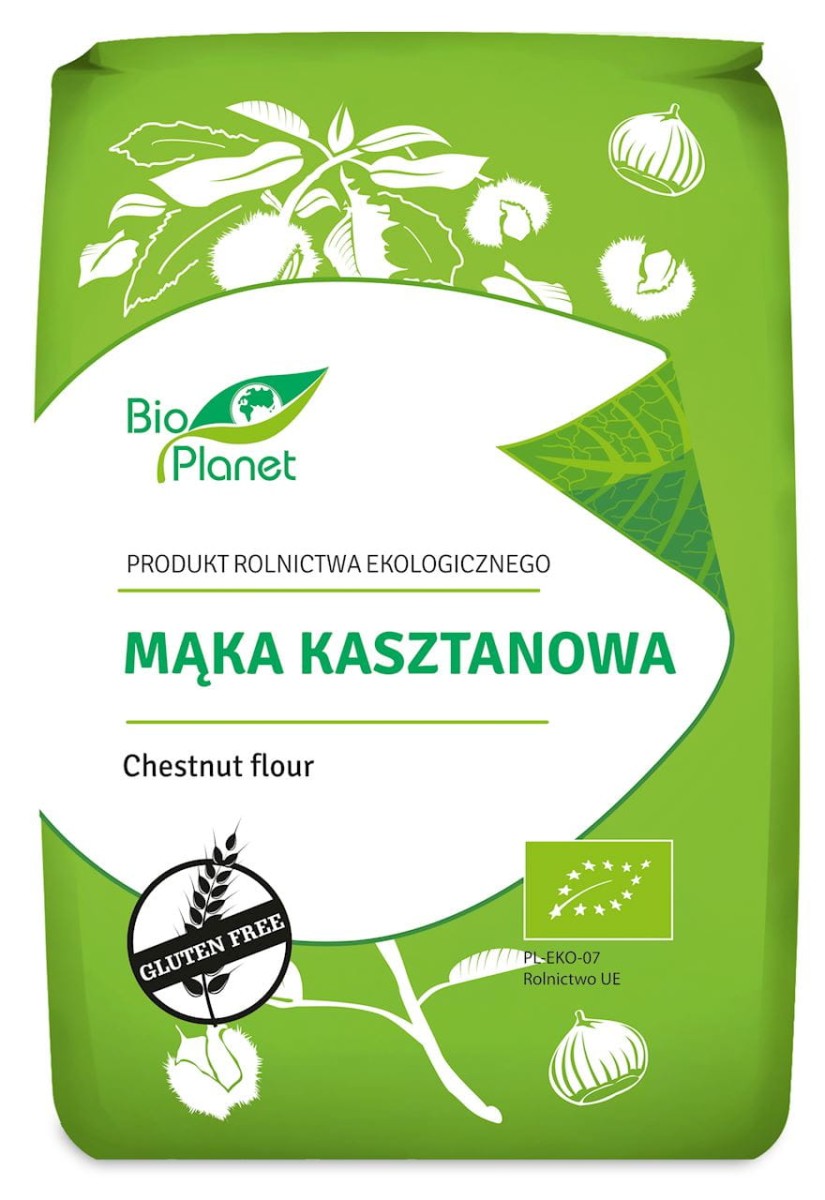 Mąka Kasztanowa bezglutenowa BIO 400g - Bio Planet
