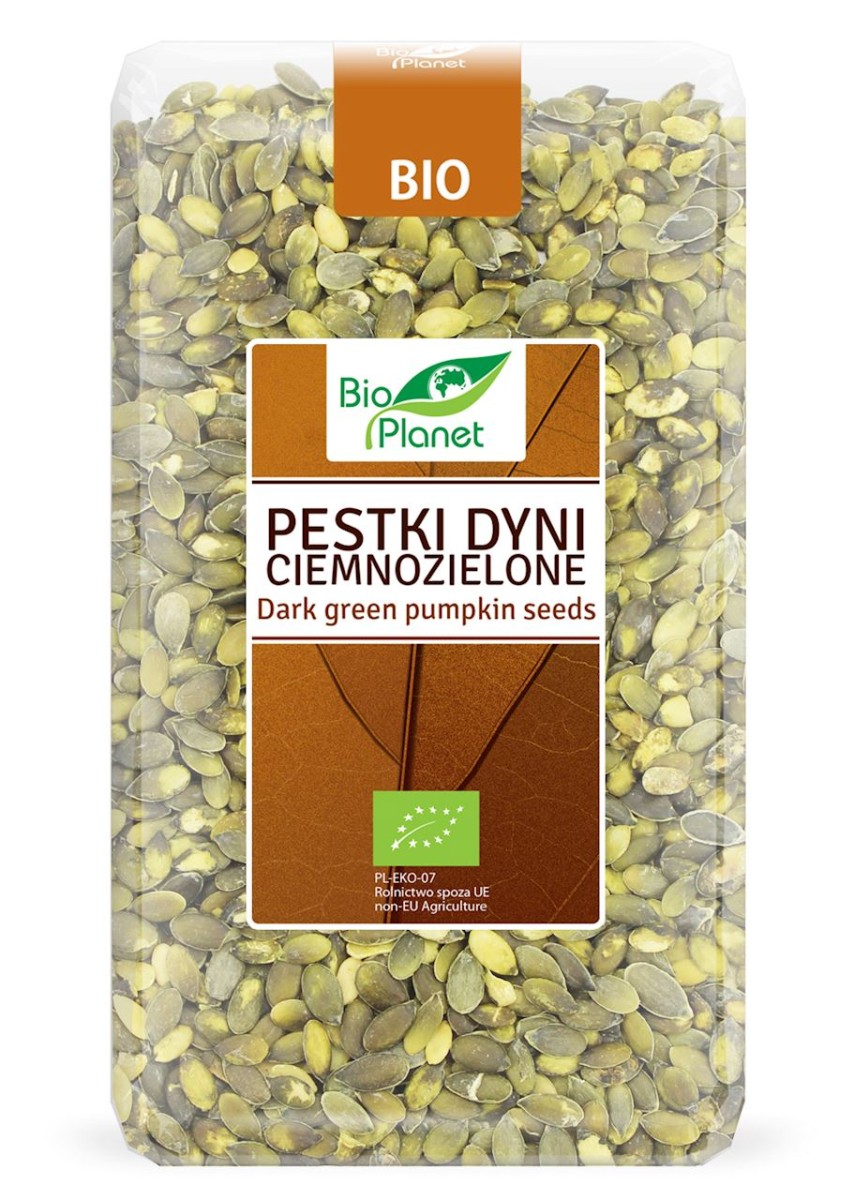 Pestki Dyni Ciemnozielone BIO 1kg - Bio Planet
