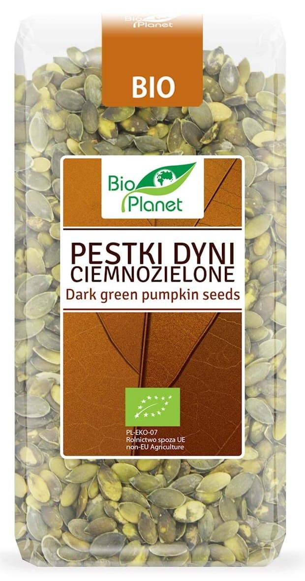 Pestki Dyni Ciemnozielone BIO 350g - Bio Planet