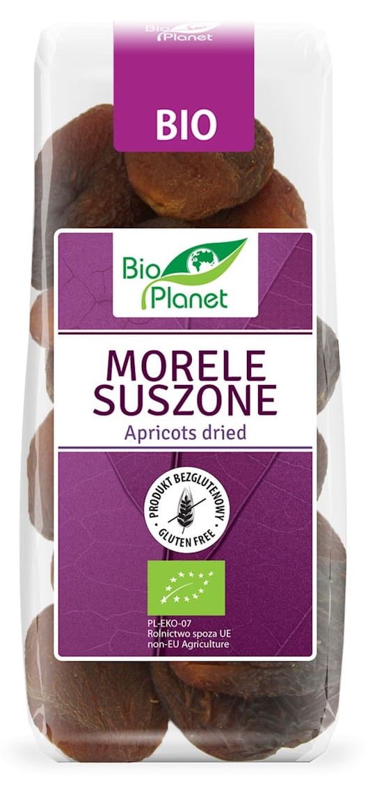 Morele Suszone bezglutenowe BIO 150g - Bio Planet