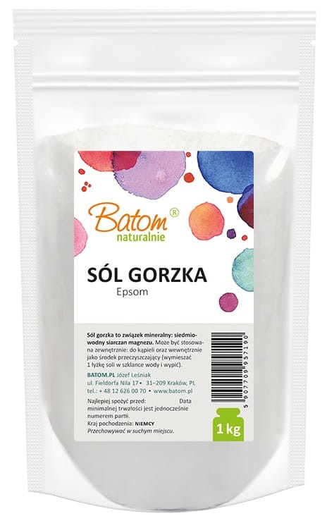 Sól Gorzka Epsom 1kg - Batom