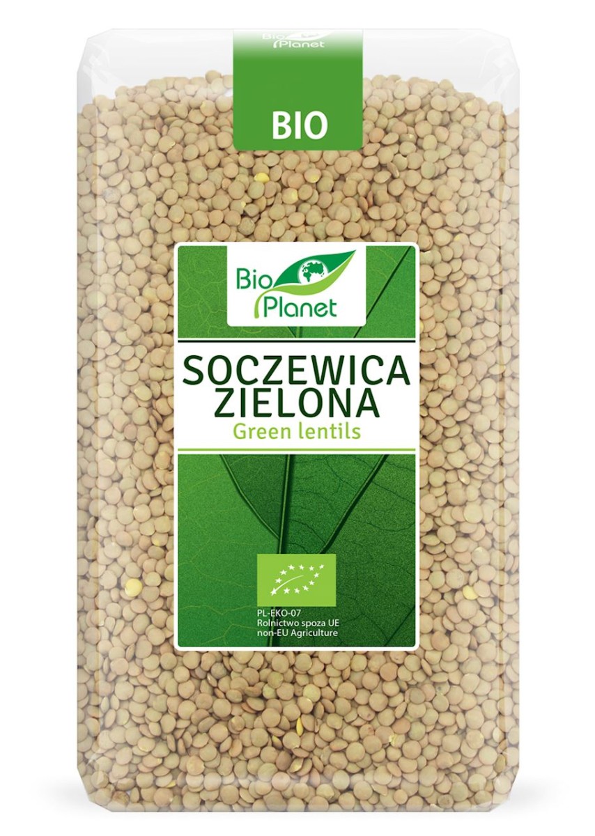 Soczewica Zielona BIO 1kg - Bio Planet