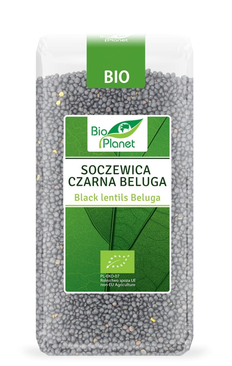 Soczewica Czarna Beluga BIO 400g - Bio Planet