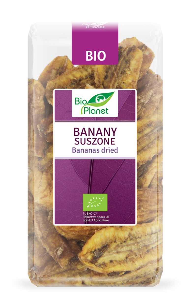 Banany Suszone BIO 400g - Bio Planet