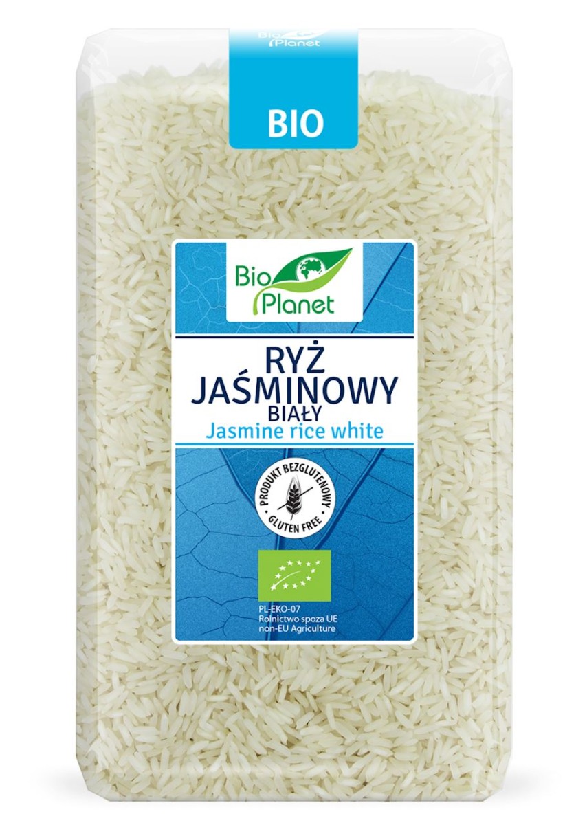 Ryż Jaśminowy Biały bezglutenowy BIO 1kg - Bio Planet