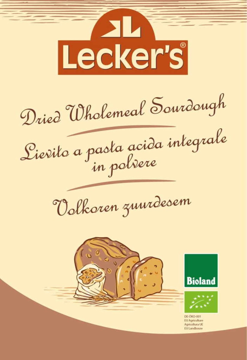 Zakwas Żytni w Proszku do Wypieku Chleba BIO 30g - Lecker's