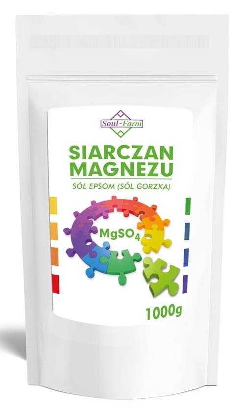 Siarczan Magnezu Sól Gorzka Epsom 1kg - Soul Farm