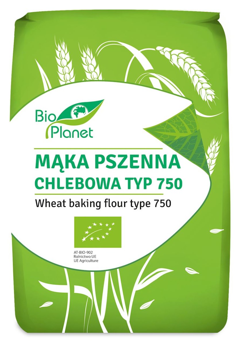 Mąka Pszenna Chlebowa Typ 750 BIO 1kg - Bio Planet