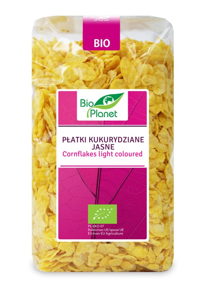 Płatki Kukurydziane Jasne BIO 250g - Bio Planet