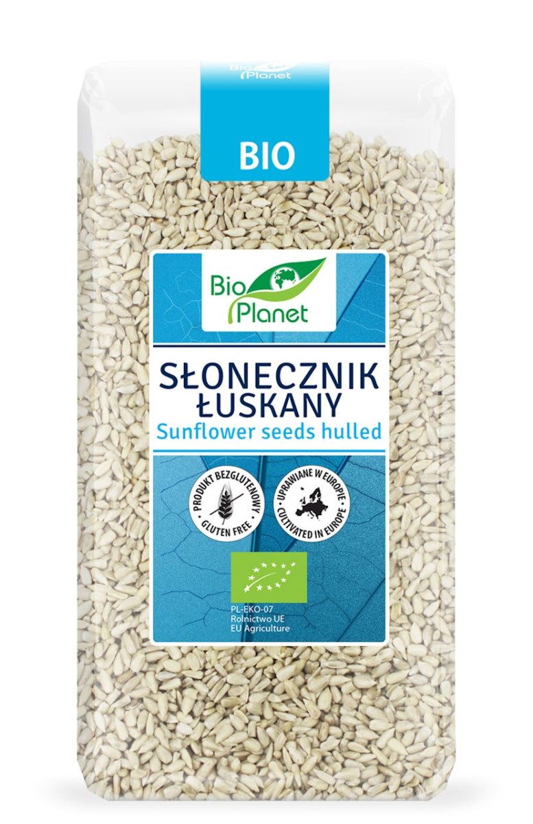 Słonecznik Łuskany bezglutenowy BIO 350g - Bio Planet