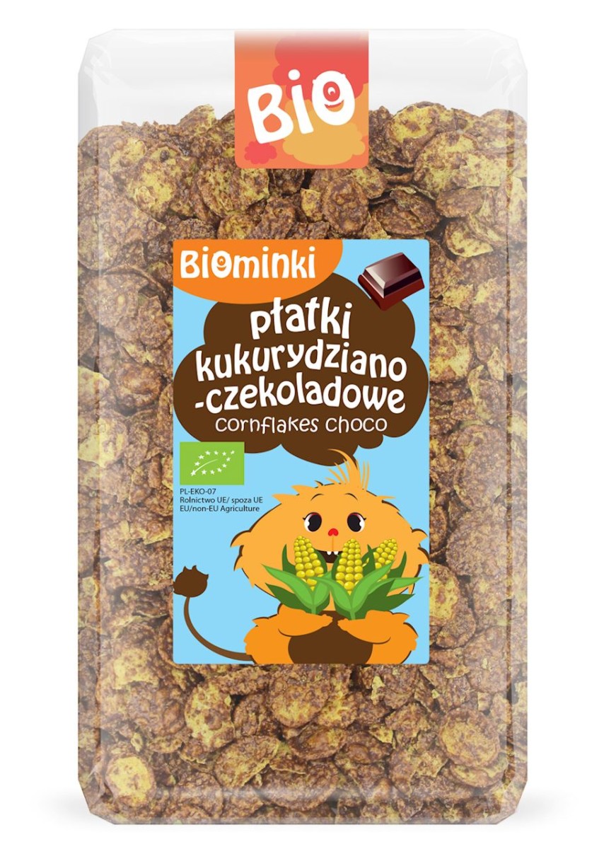Płatki Kukurydziano Czekoladowe BIO 300g - Biominki