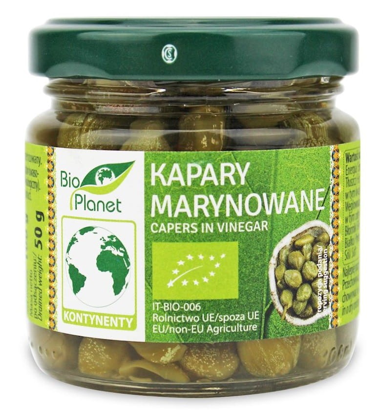 Kapary Marynowane BIO 50g - Bio Planet