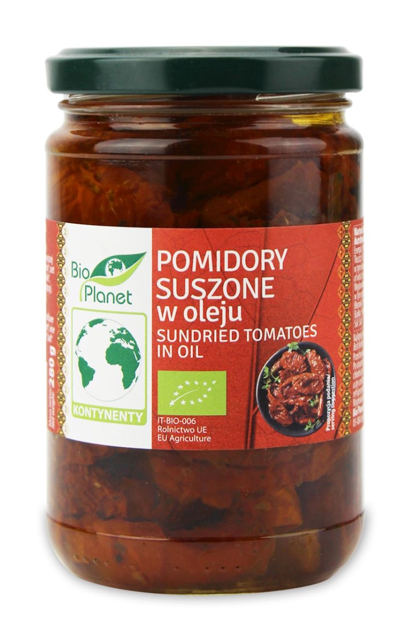 Pomidory Suszone w Oleju 280g - Bio Planet