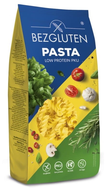 Makaron Krakowski Świderki Niskobiałkowy PKU bezglutenowy 250g - Bezgluten