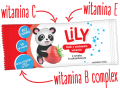 Lizak z Witaminami o Smaku Truskawkowym Lily bez dodatku cukru 8g - 7Pharma