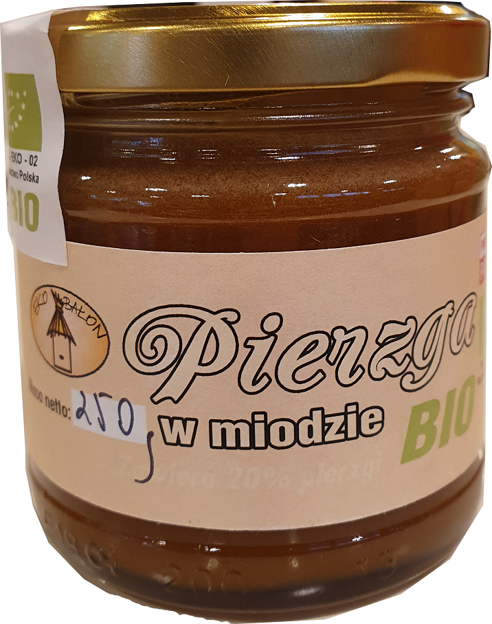 Pierzga w Miodzie BIO 250g - Bałon