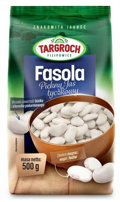 Fasola Piekny Jaś Tyczka 500g - Targroch