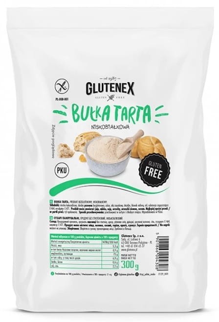 Bułka Tarta Niskobiałkowa bezglutenowa 300g - Glutenex