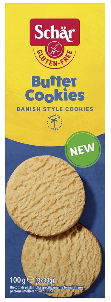 Herbatniki Maślane Butter Cookies bezglutenowe 100g - Schär
