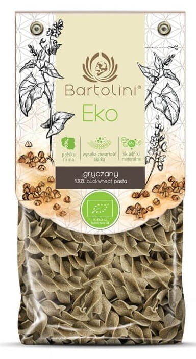 Makaron Gryczany Świderek BIO 250g - Bartolini
