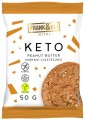 Ciastko Keto Masło Orzechowe Peanut Butter Wegańskie bezglutenowe 50g - Frank and Oli