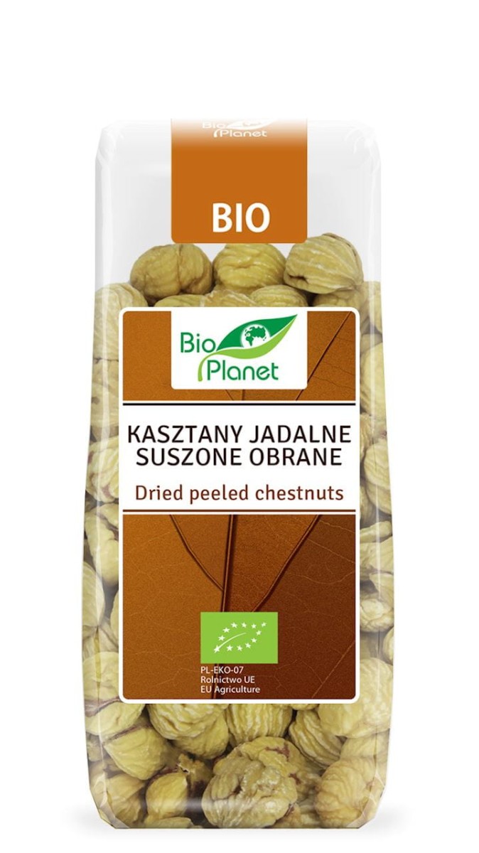 Kasztany Jadalne Suszone Obrane BIO 200g - Bio Planet