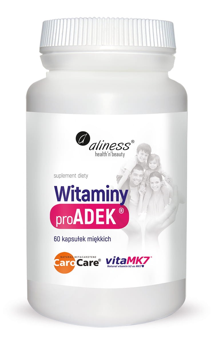 Witaminy Pro ADEK 60 Kapsułek - Aliness