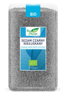 Sezam Czarny Niełuskany BIO 1kg - Bio Planet