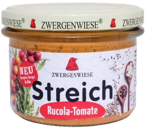Pasta Słonecznikowa z Rukolą i Pomidorami bezglutenowa BIO 180g - Zwergenwiese
