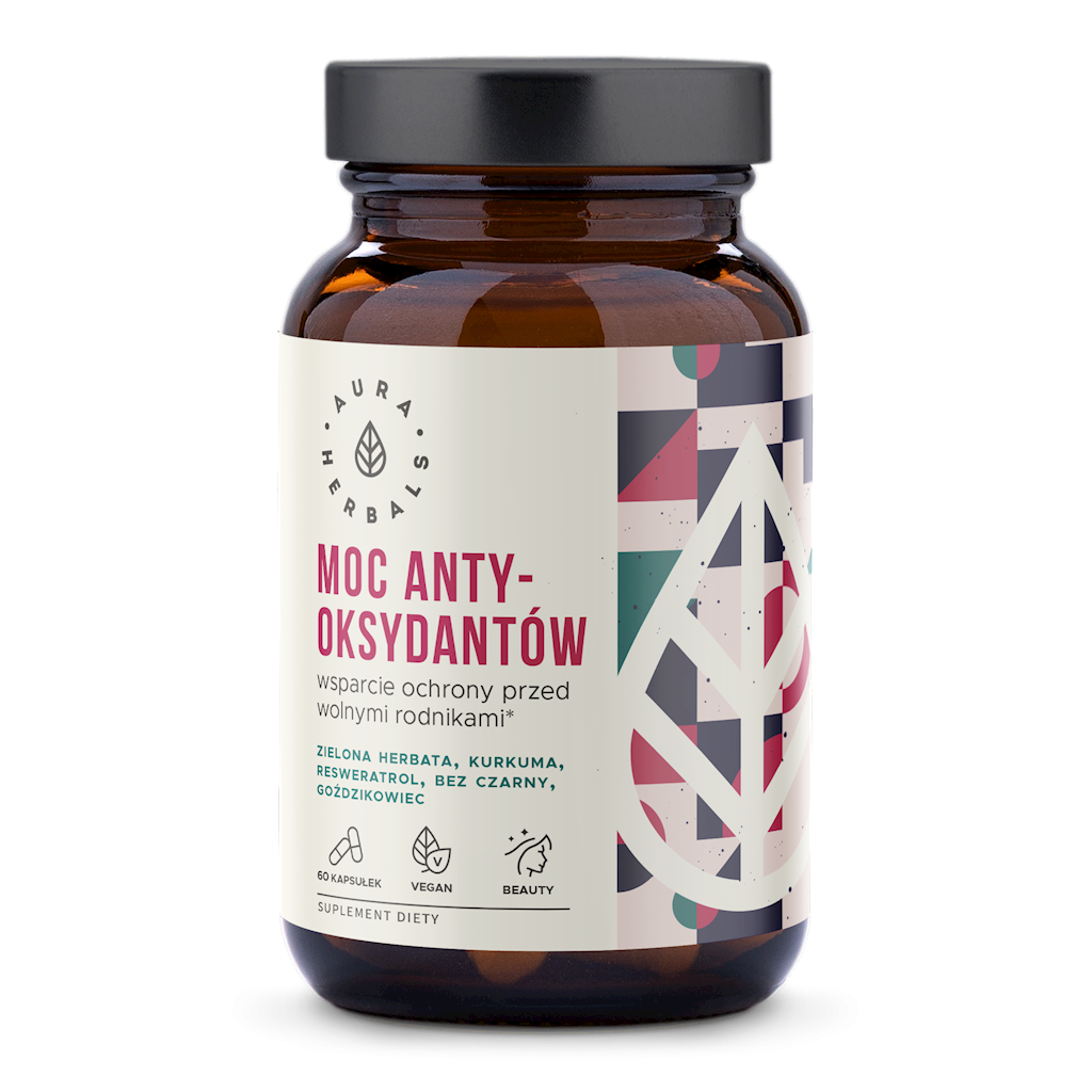 Moc Antyoksydantów Suplement Diety 60 kapsułek - Aura Herbals