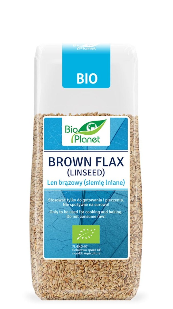 Len Brązowy Siemię Lniane BIO 200g - Bio Planet