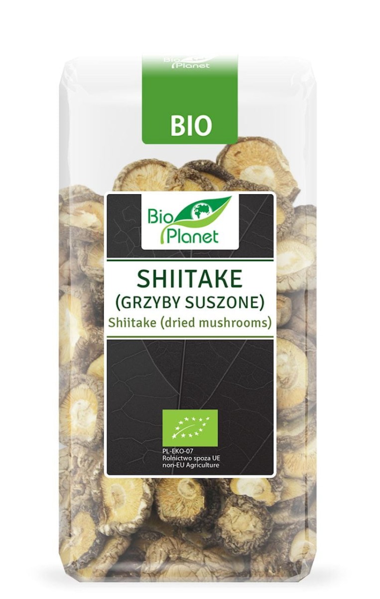 Grzyby Shitake Suszone BIO 50g - Bio Planet