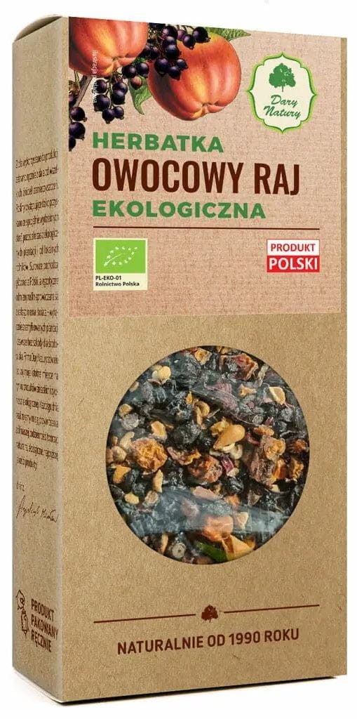 Herbatka Owocowy Raj BIO 100g - Dary Natury