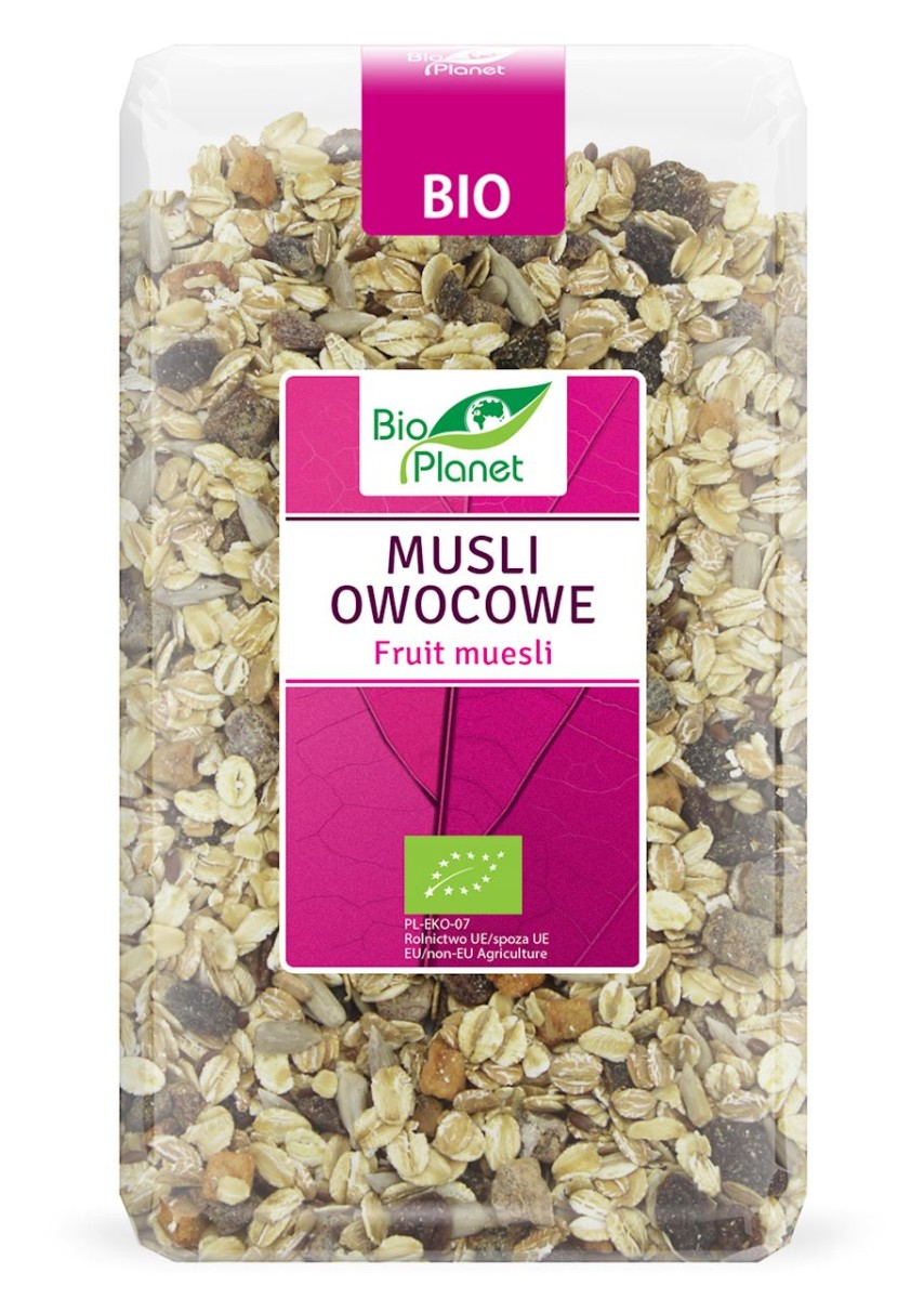 Musli Owocowe BIO 600g - Bio Planet