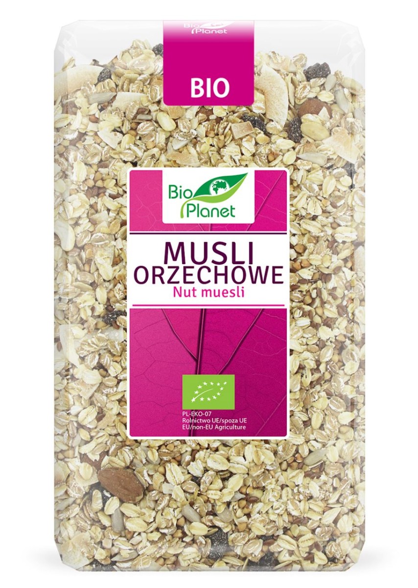 Müsli Orzechowe BIO 600g - Bio Planet