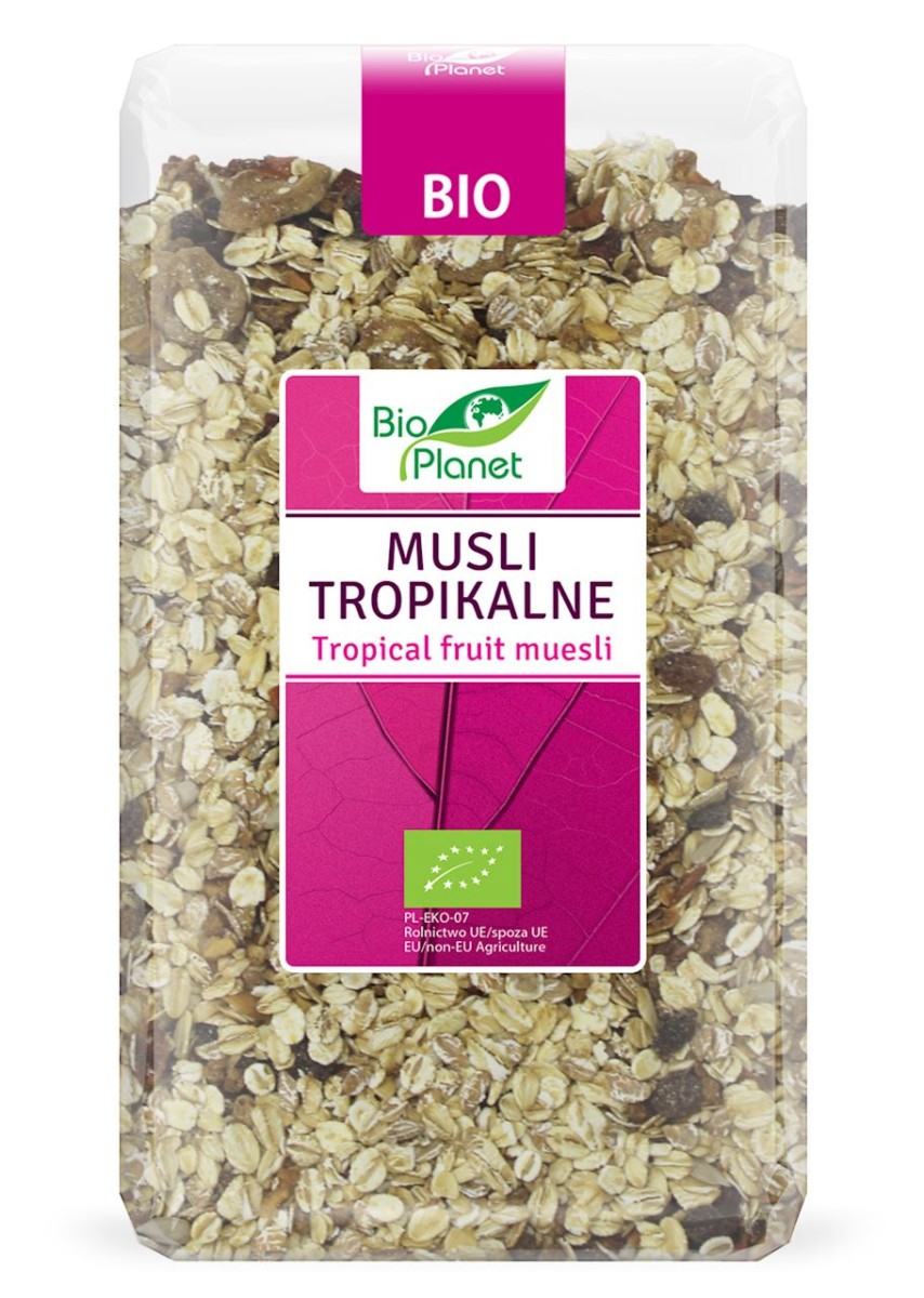 Müsli Tropikalne BIO 600g - Bio Planet