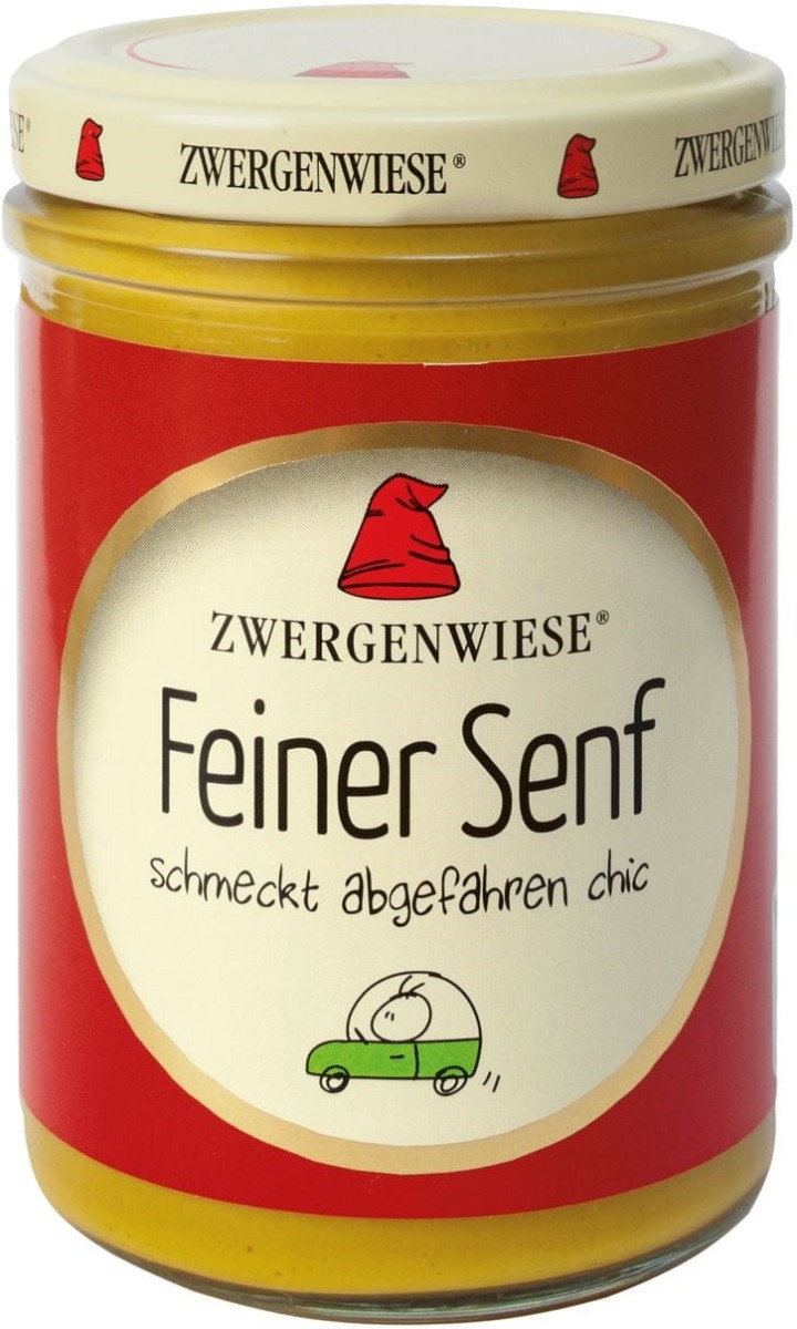 Musztarda Delikatesowa bezglutenowa BIO 160ml - Zwergenwiese