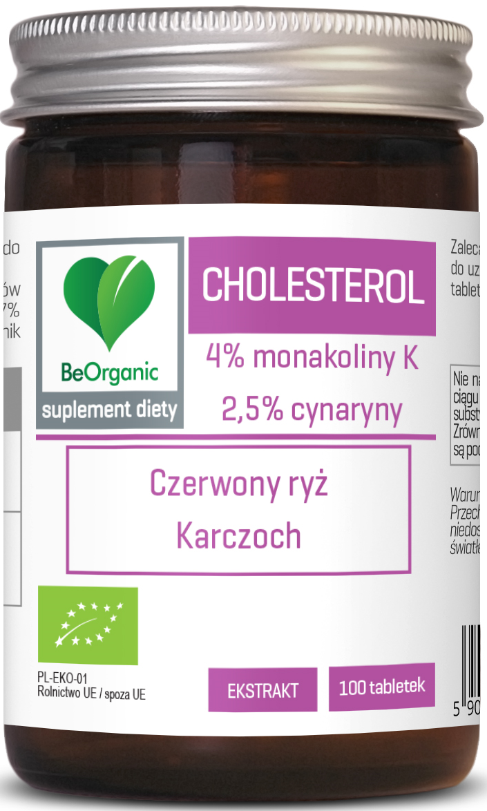 Cholesterol Suplement Diety BIO 400mg 100 tabletek - BeOrganic