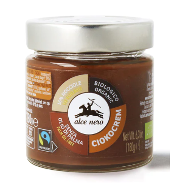 Krem Orzechowo Czekoladowy Fair Trade BIO 180g - Alce Nero