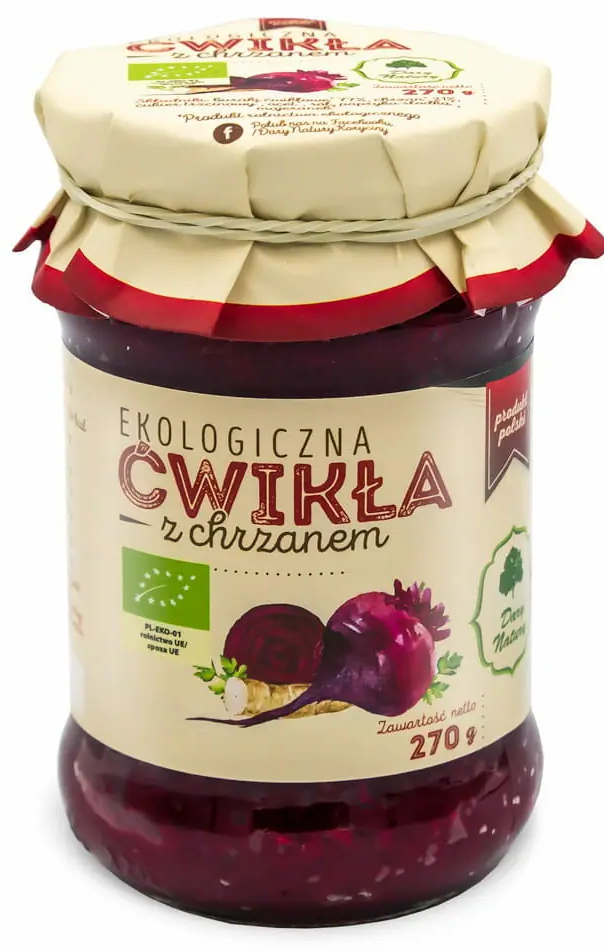 Ćwikła z Chrzanem BIO 270g - Dary Natury