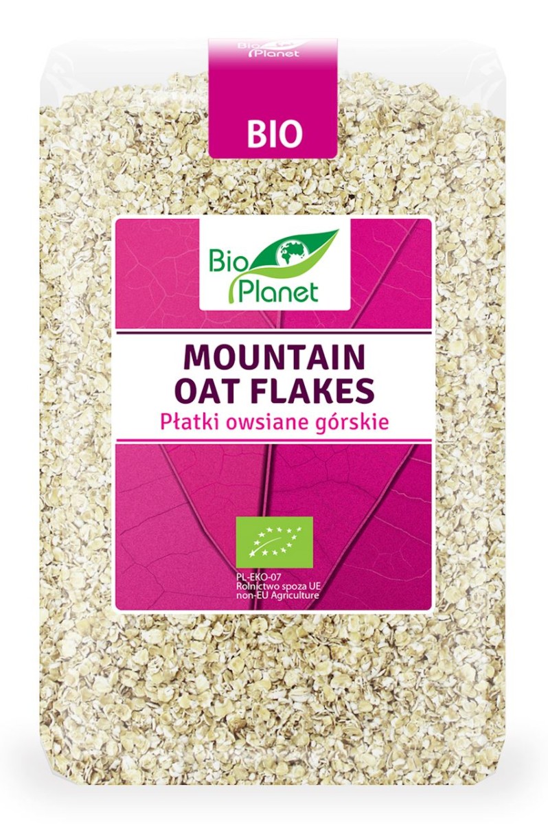 Płatki Owsiane Górskie BIO 1kg - Bio Planet