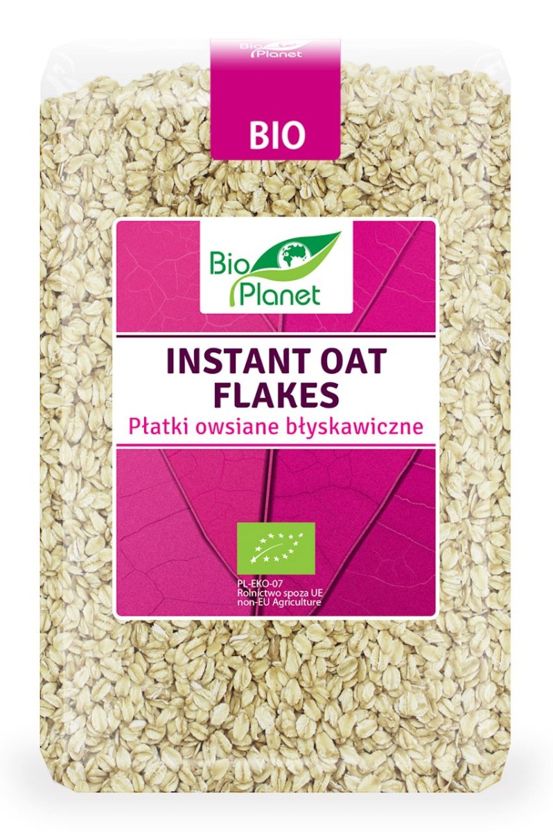 Płatki Owsiane Błyskawiczne BIO 1kg - Bio Planet