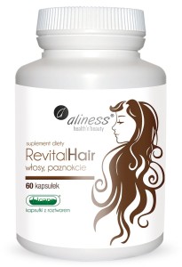 RevitalHair Włosy Paznokcie Skóra 60 Kapsułek - Aliness