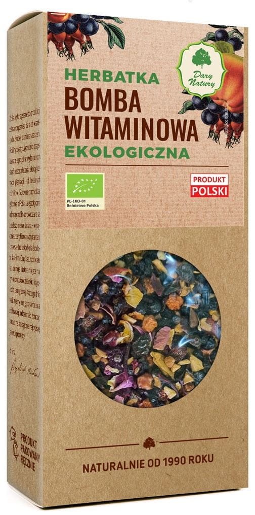 Herbatka Bomba Witaminowa BIO 100g - Dary Natury