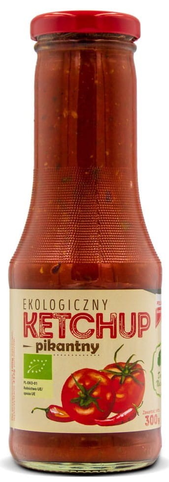 Ketchup Pomidorowy Pikantny BIO 300g - Dary Natury