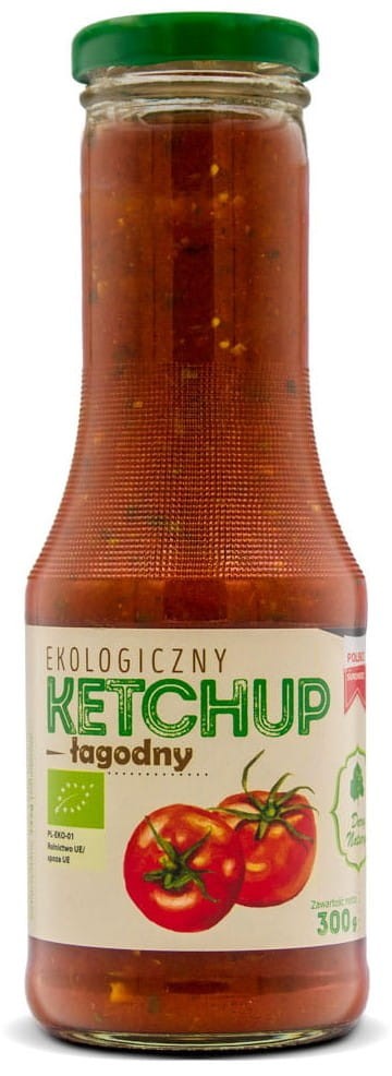 Ketchup Pomidorowy Łagodny BIO 300g - Dary Natury