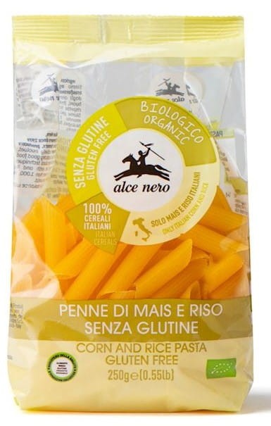 Makaron Kukurydziano Ryżowy Penne bezglutenowy BIO 250g - Alce Nero