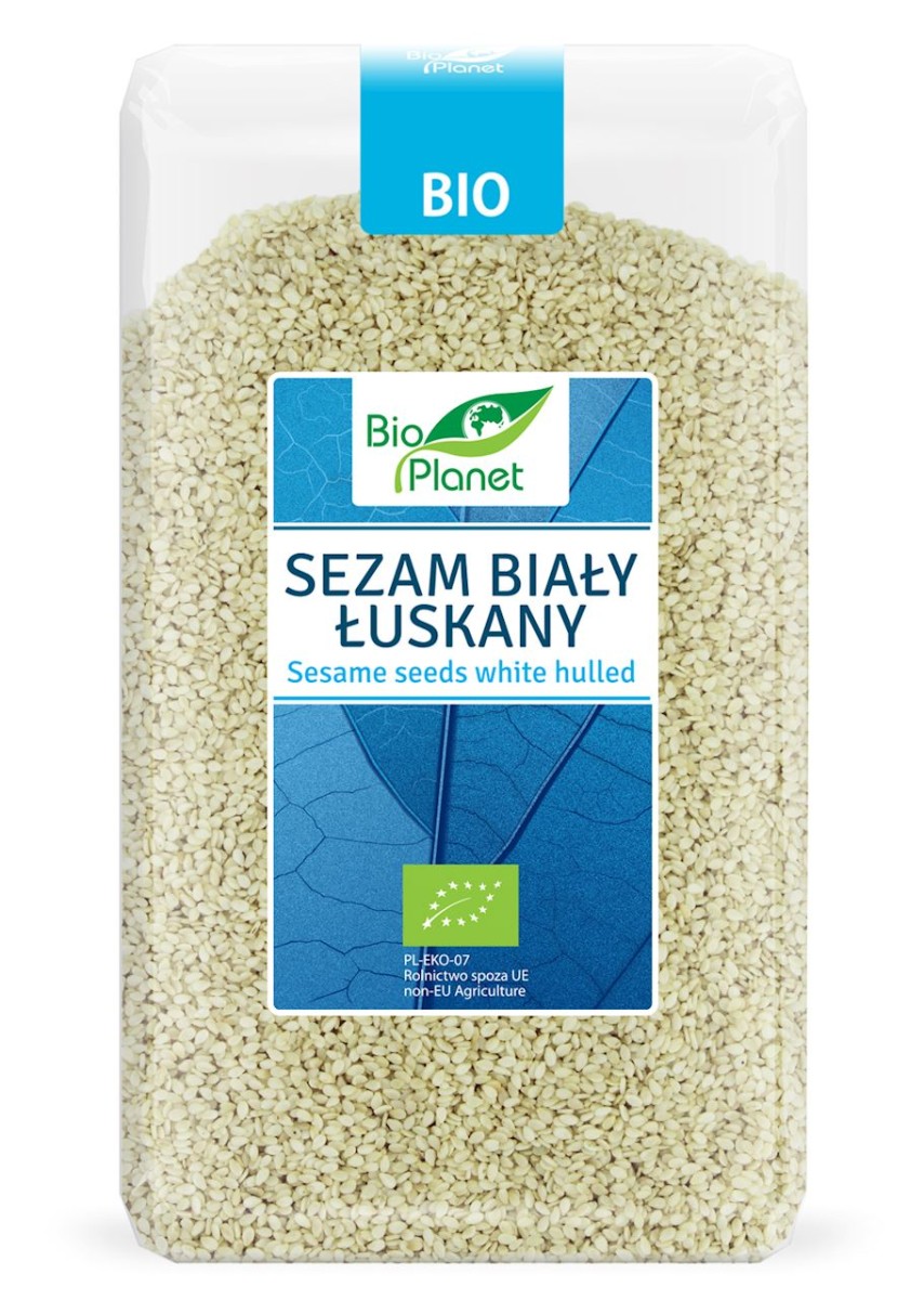 Sezam Biały Łuskany BIO 1kg - Bio Planet